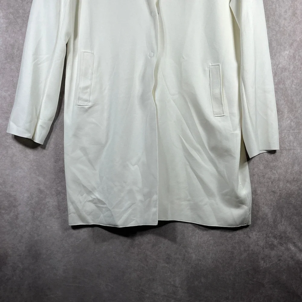 Carolina Belle Montreal Blazer Jacket Womens XL Off White Longline Office NEW
